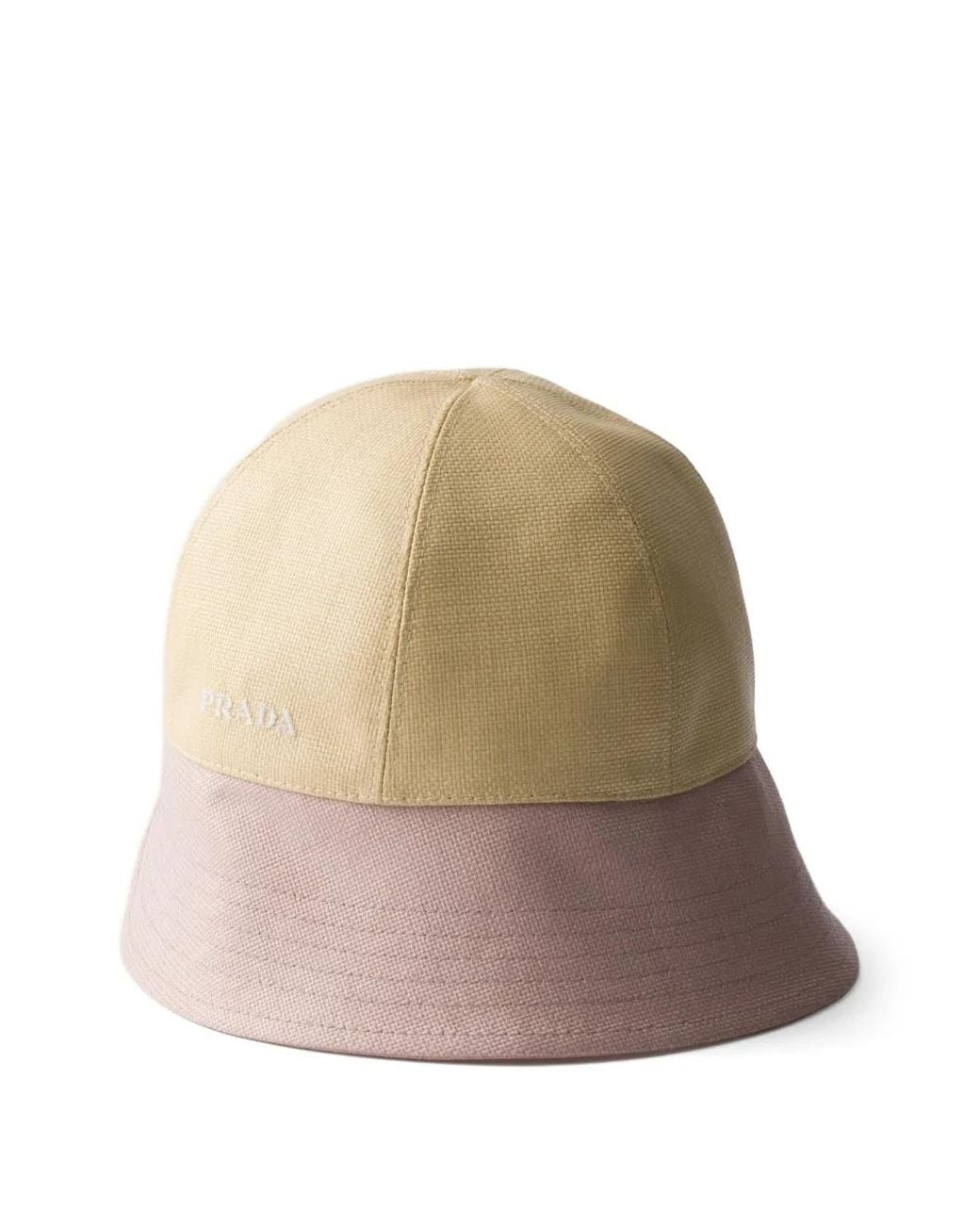 Prada Natural Canvas Hat