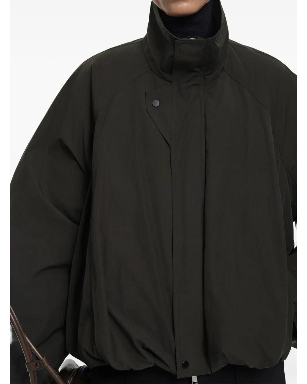 JNBY Black Veste Bomber Oversize À Col Montant