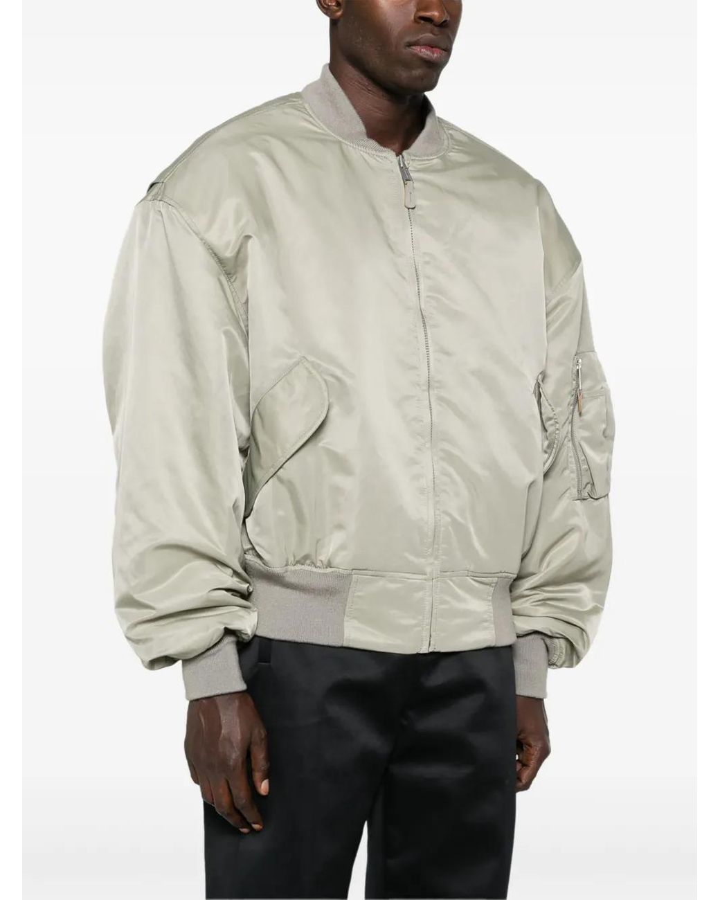 Bomber Broad- Uomo di Entire studios in Natural