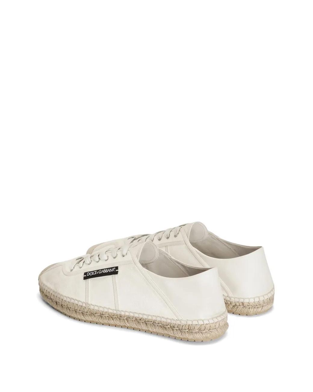 Dolce & Gabbana White Espadrilles for men
