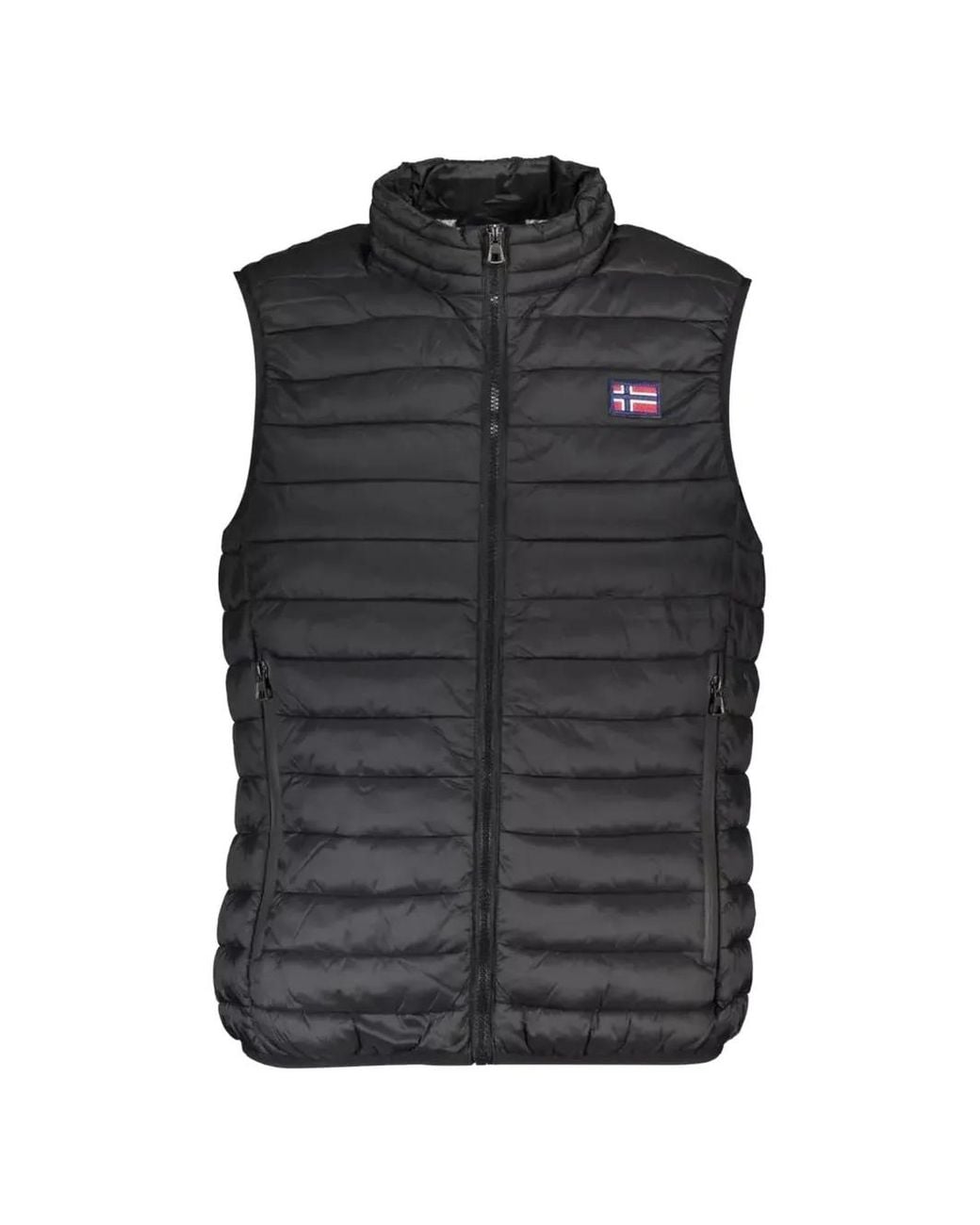 Norway 1963 Black Quilted Sleeveless Jacket for men