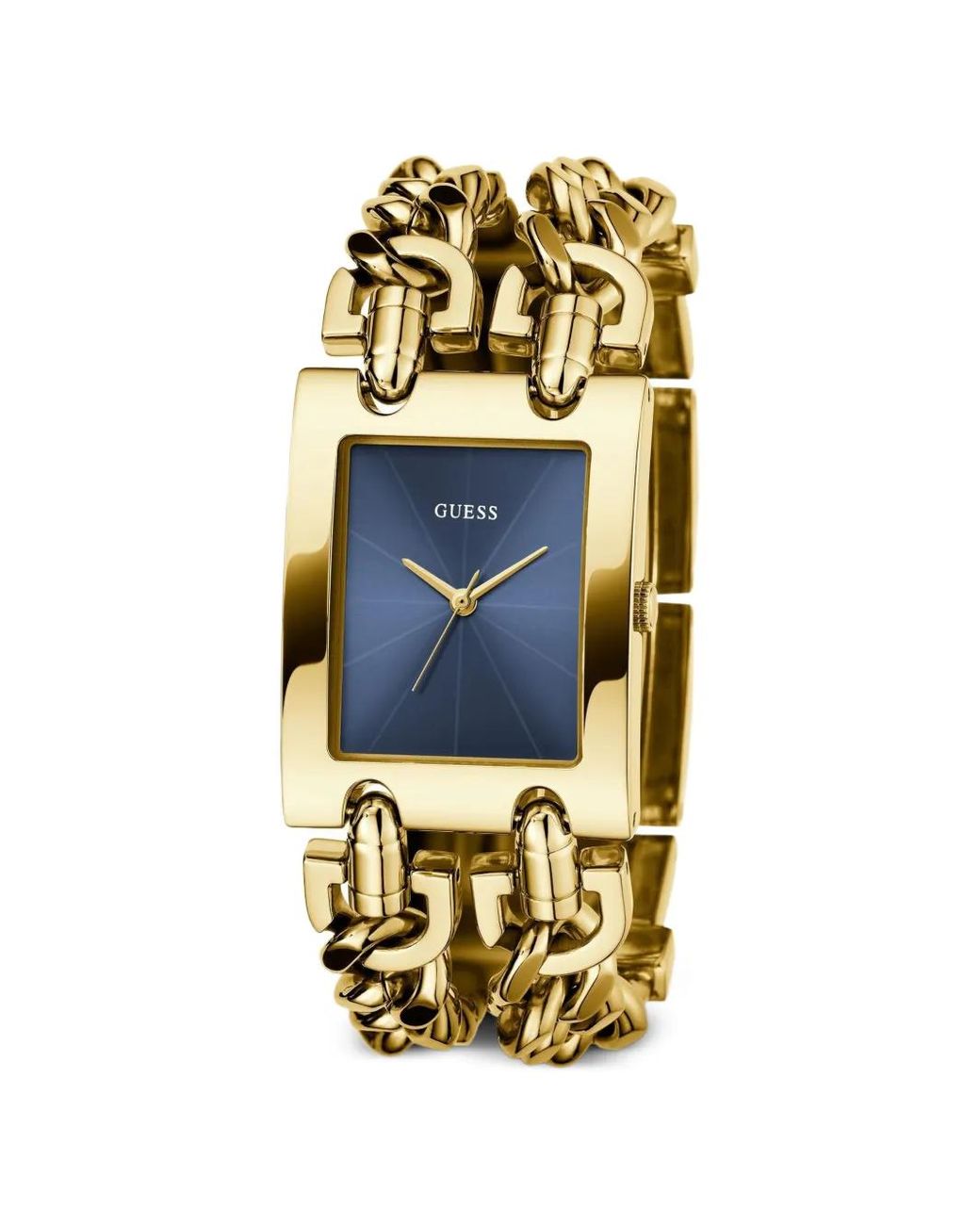 Guess Metallic Mod Heavy Metal Tone Analog Watch