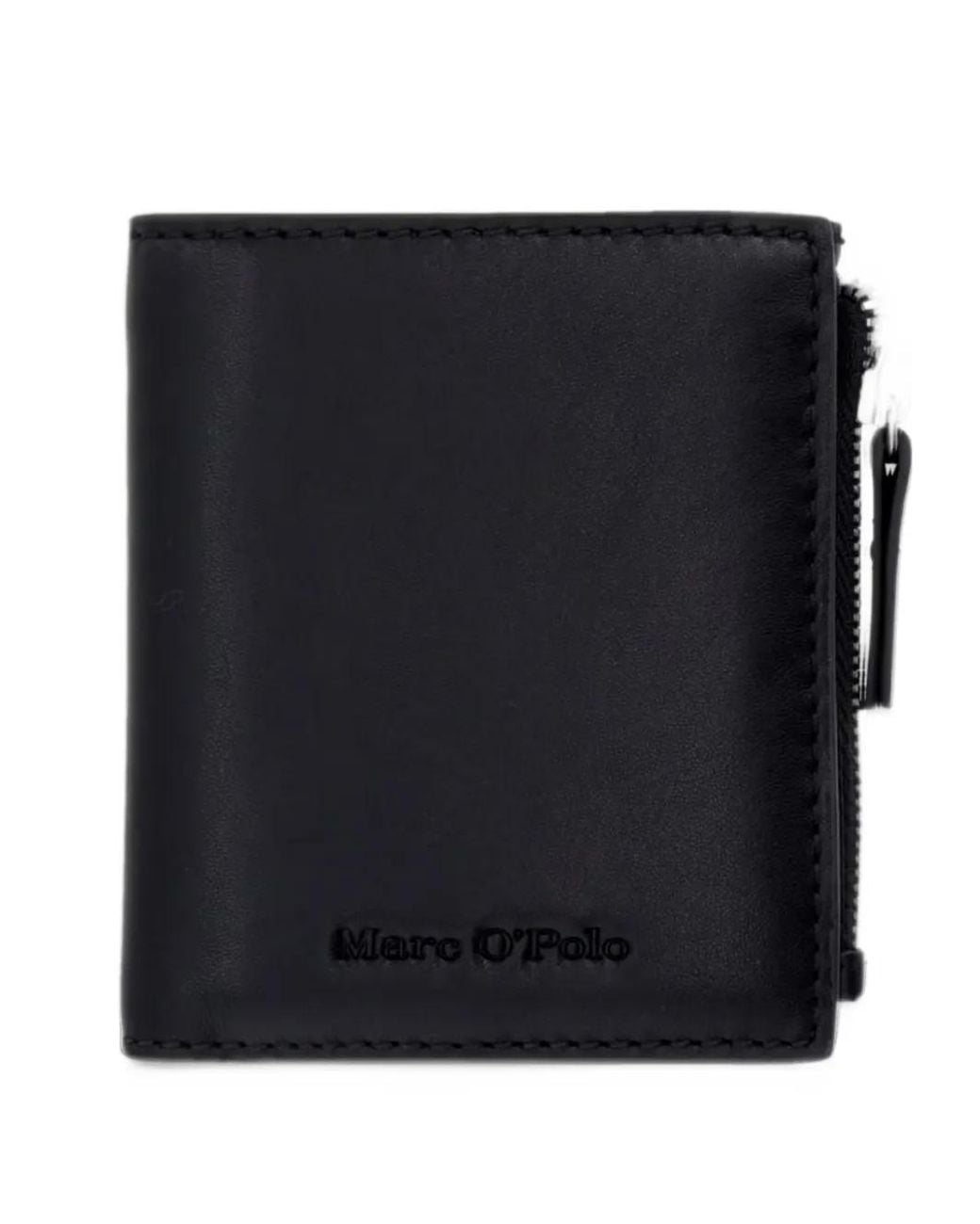 Marc O' Polo Black Maxim Logo Bi-Fold Wallet for men