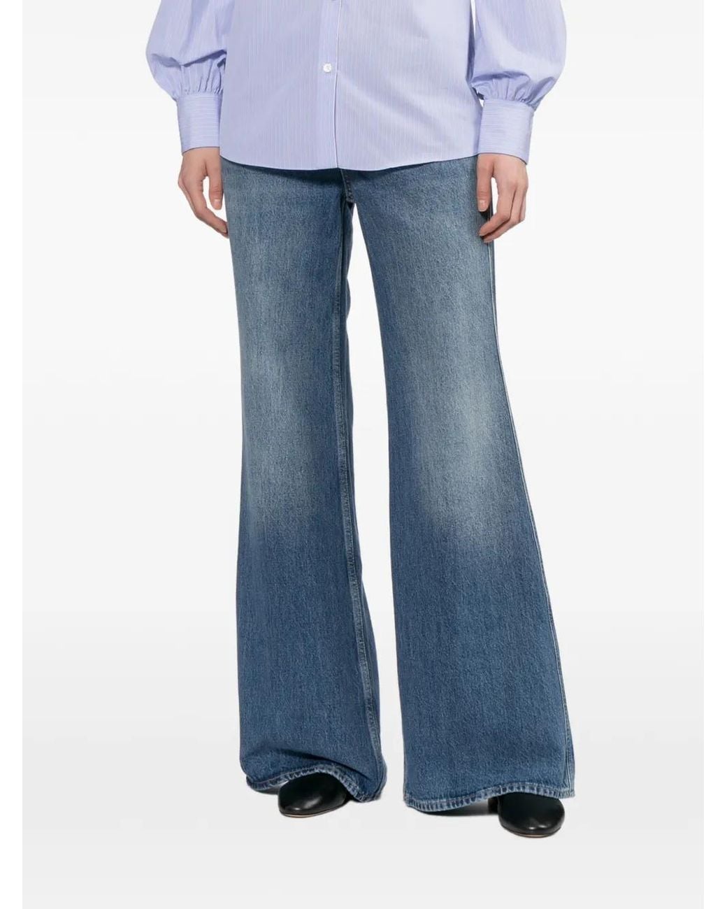 Rag & Bone Blue Logo-Patch Jeans
