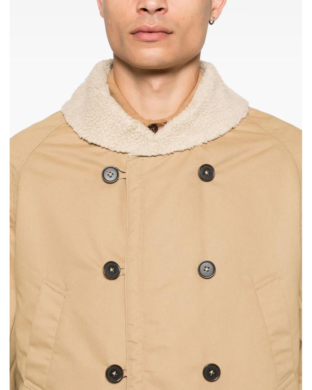 Universal Works Natural Mackinaw Jacket for men