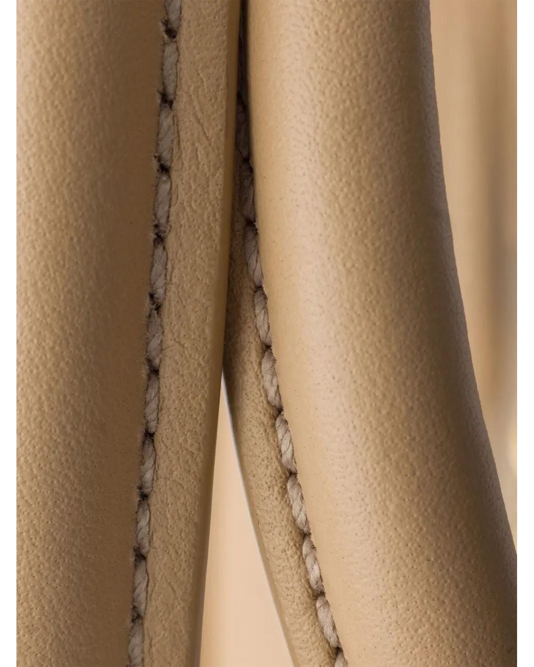 Prada Natural Medium Leather Top-Handle Bag