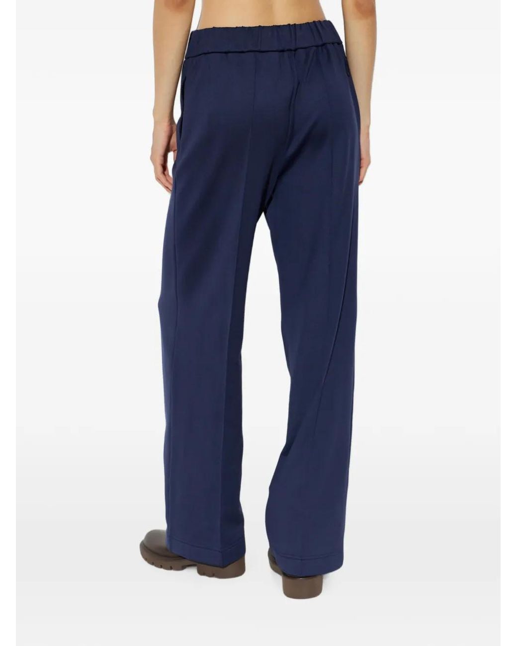 Moncler Blue Technical Fleece Trousers