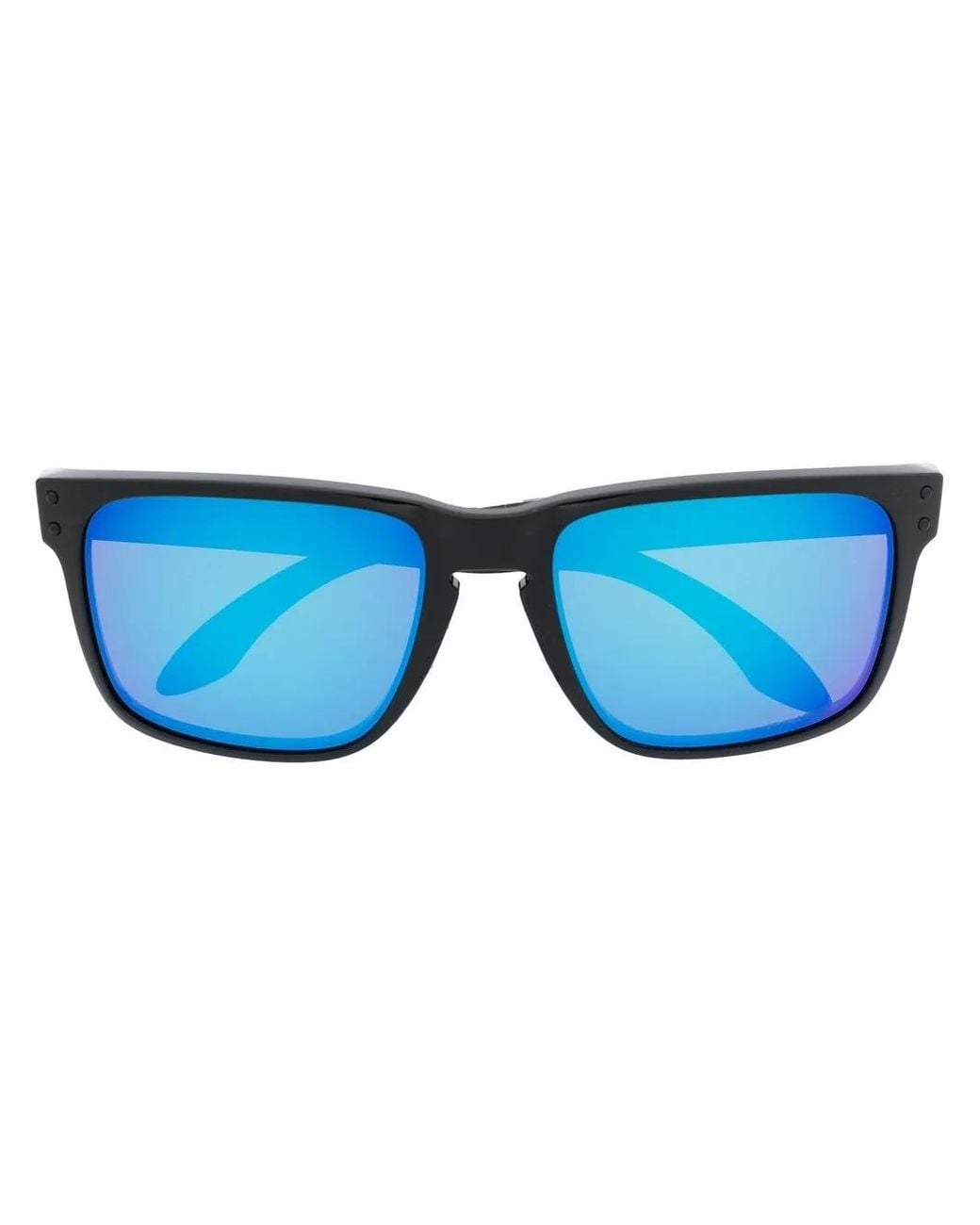 Oakley Blue Wayfarer-Frame Mirrored Sunglasses