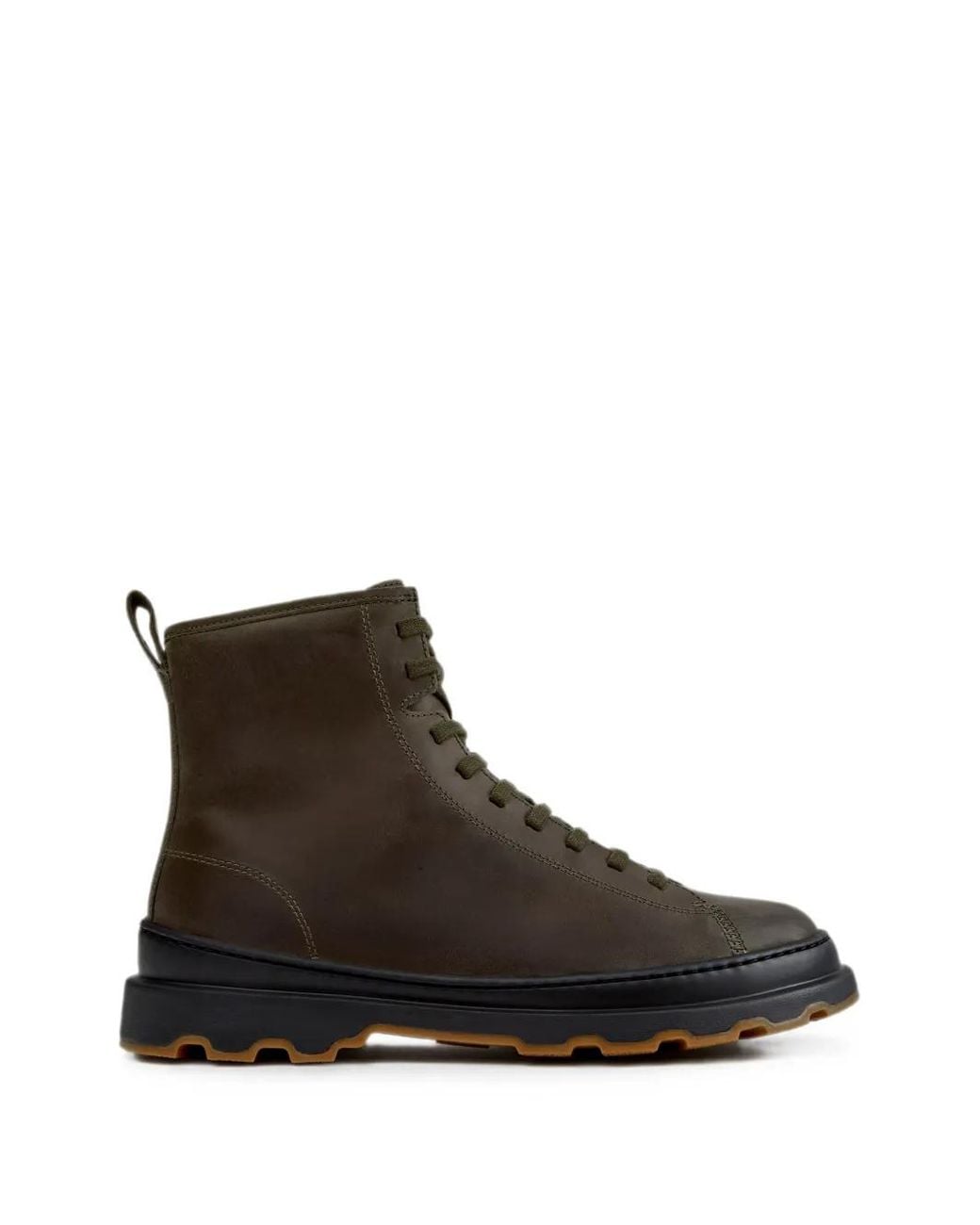 Camper Brown Brutus+ Nubuck Leather Ankle Boots for men