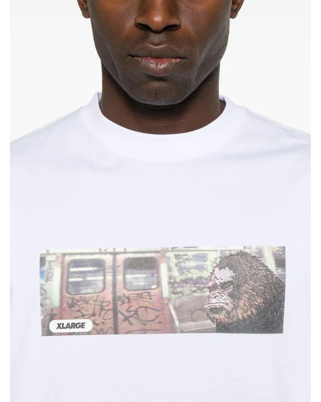 Xlarge White Subway T-Shirt for men