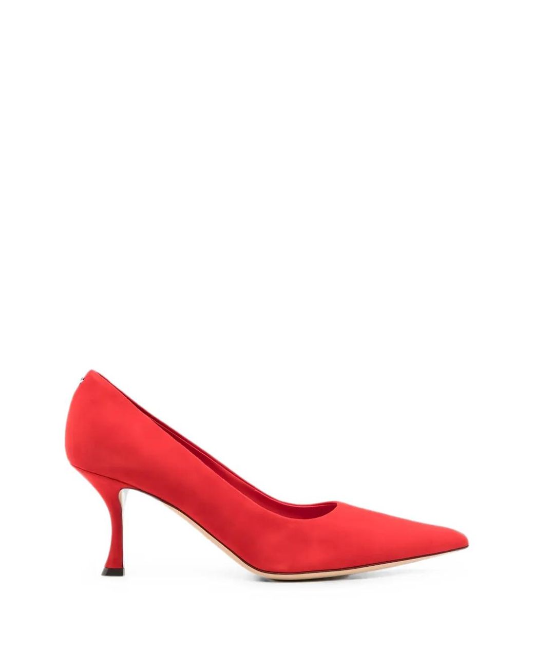 Ferragamo Red Elydea Pointed-Toe Pumps