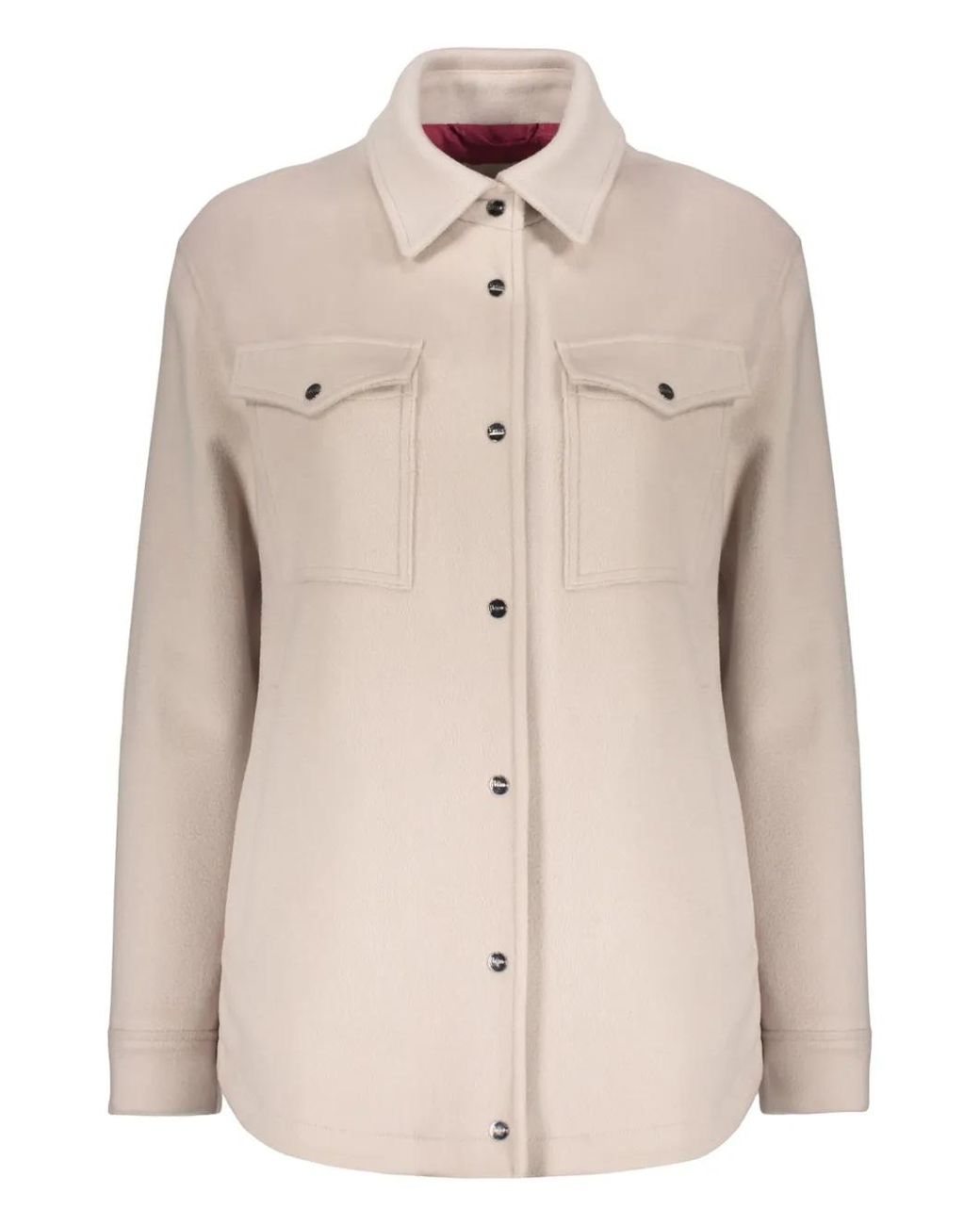 Herno Natural Flap-Pocket Shirt Jacket