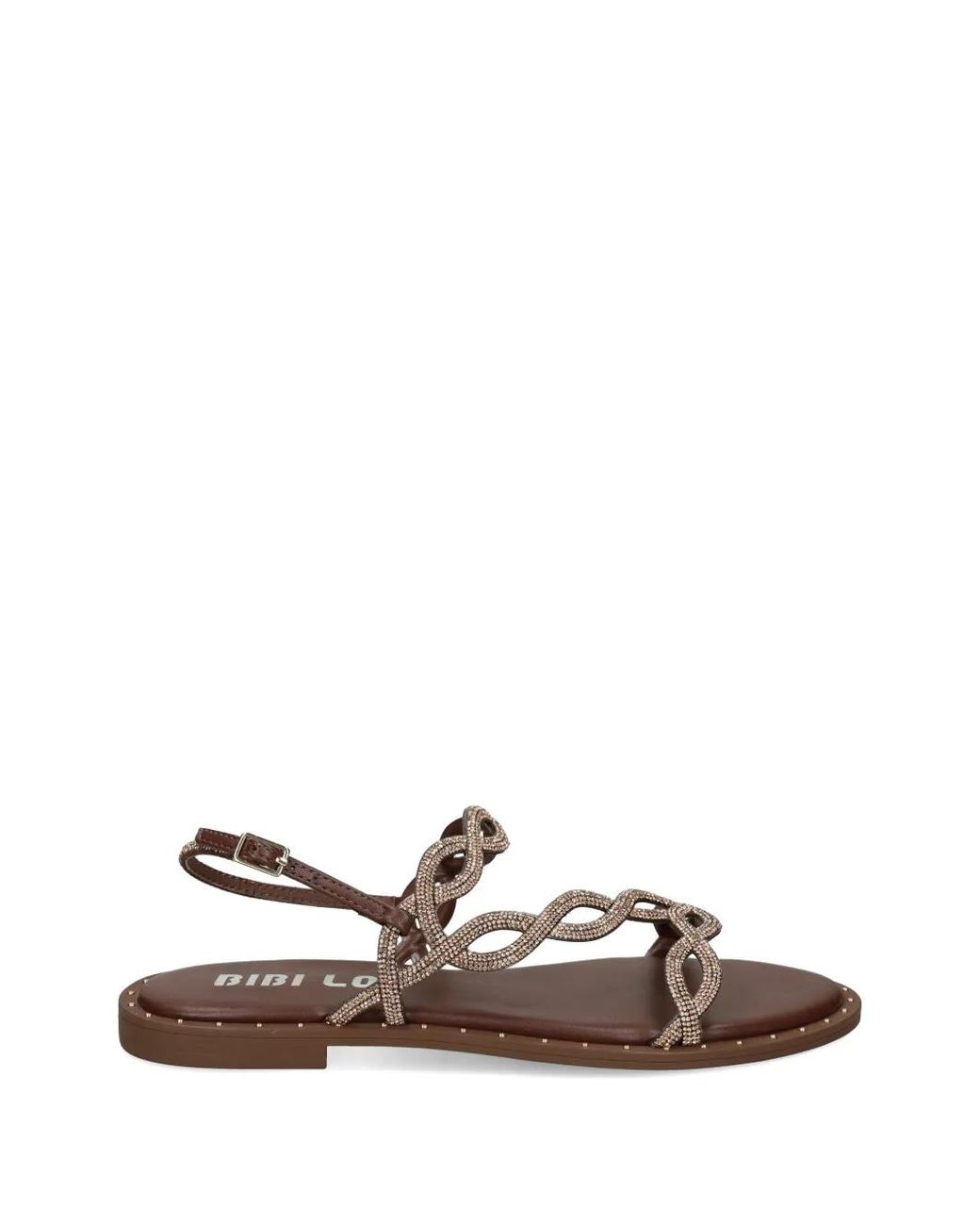 Bibi Lou White Illion Crystal-Embellished Sandals