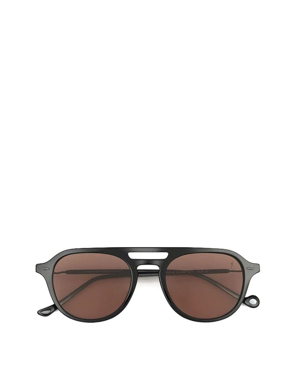 Eyepetizer Black Lunettes De Soleil Namsan À Monture Pilote