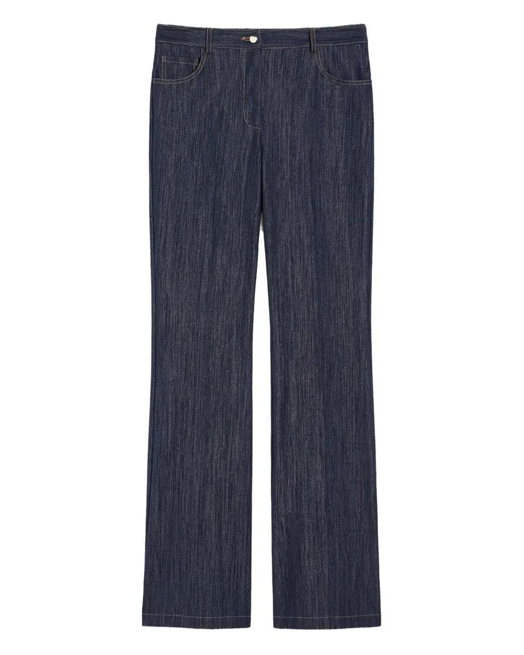 Pennyblack Button-Fly Denim Broek in het Blue