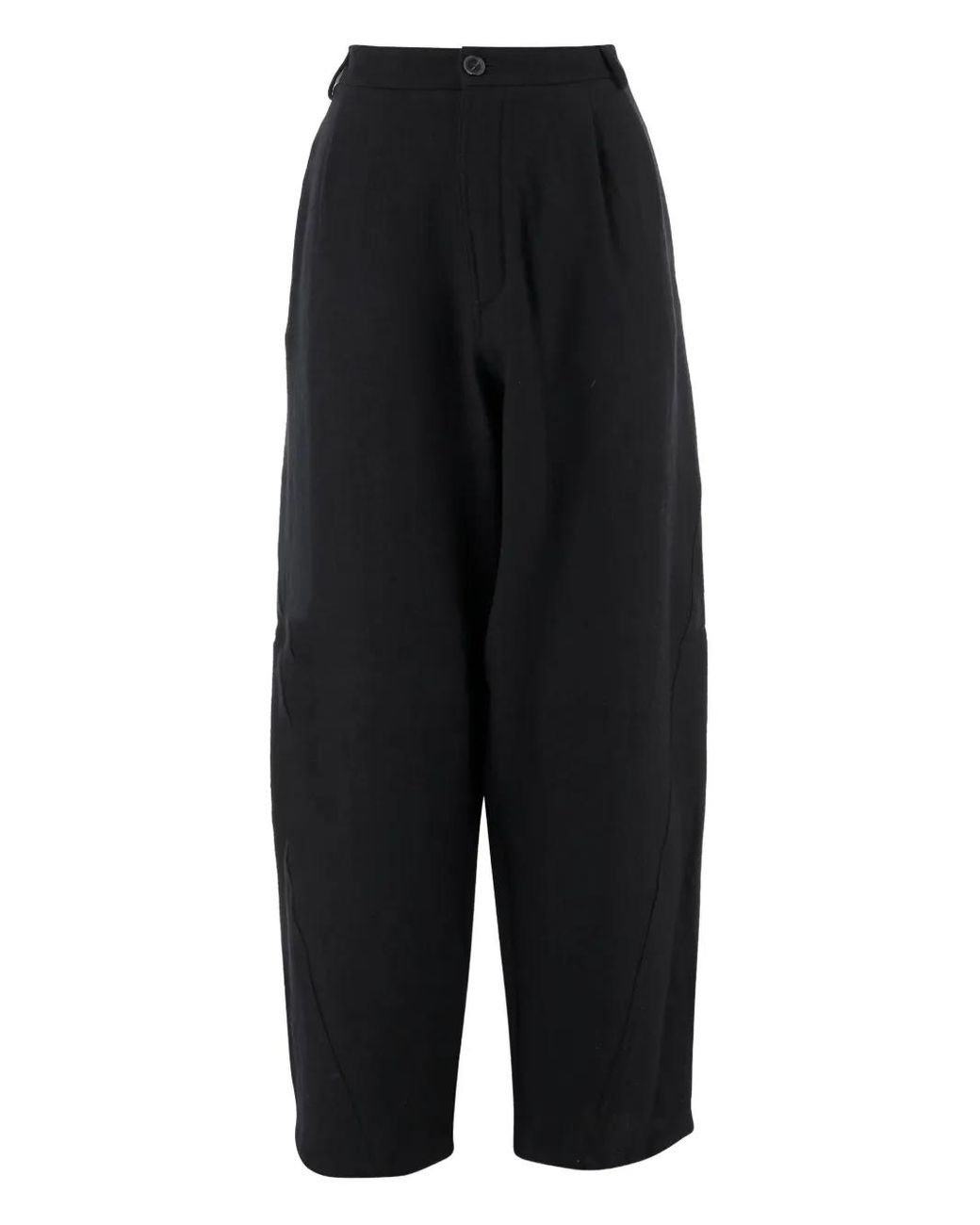 DARKPARK Black Pleated Straight Trousers