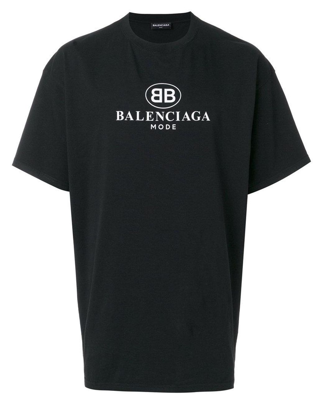 Camiseta con logo Balenciaga de hombre de color Negro | Lyst