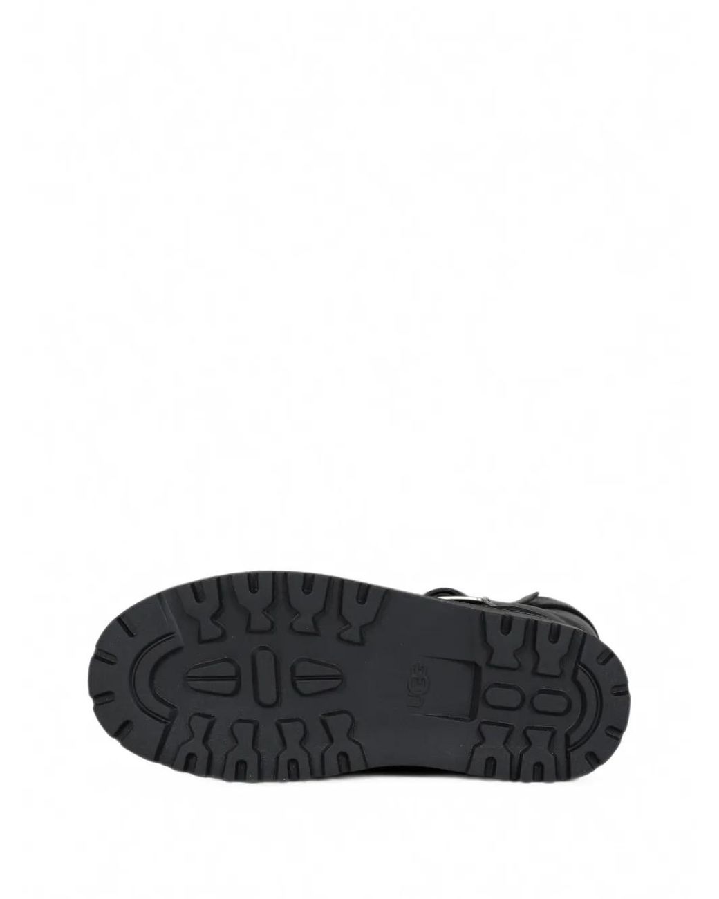 Willy Chavarria Black X Ugg Buckled Leather Ankle Boots for men
