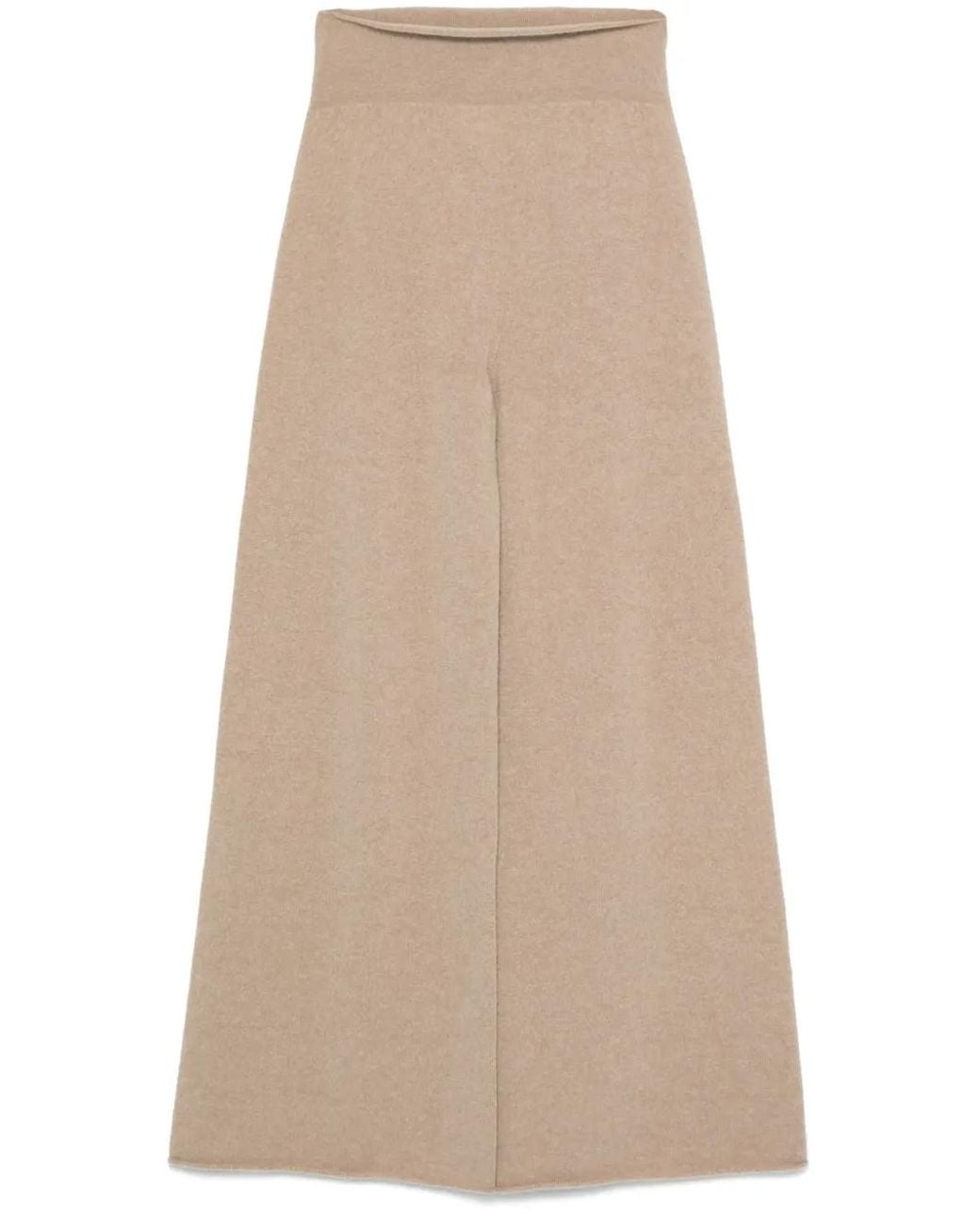 Vanisé Natural Wide-Leg Trousers