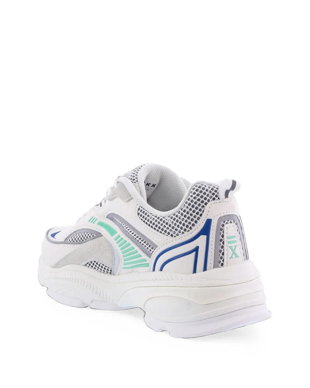 Nubikk White Comet Runner Logo-Print Low-Top Sneakers