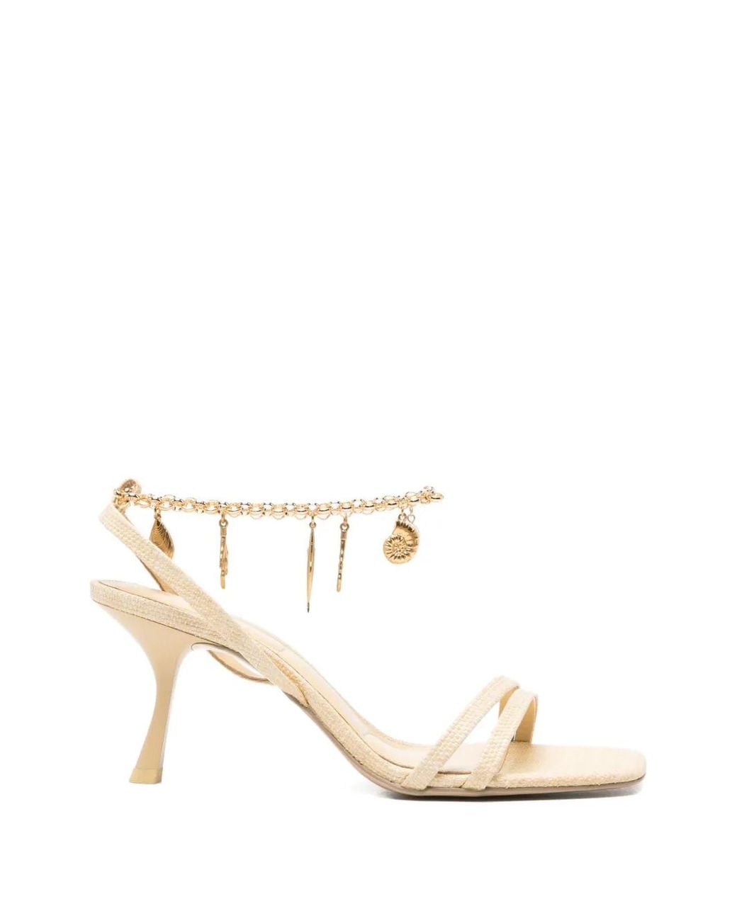 Jonathan Simkhai White Sandalen Mit Knöchelriemen