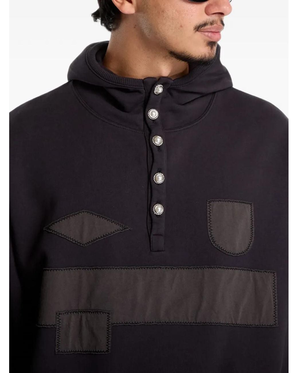 Umbro Blue X Slam Jam Censored Pearls Hoodie for men