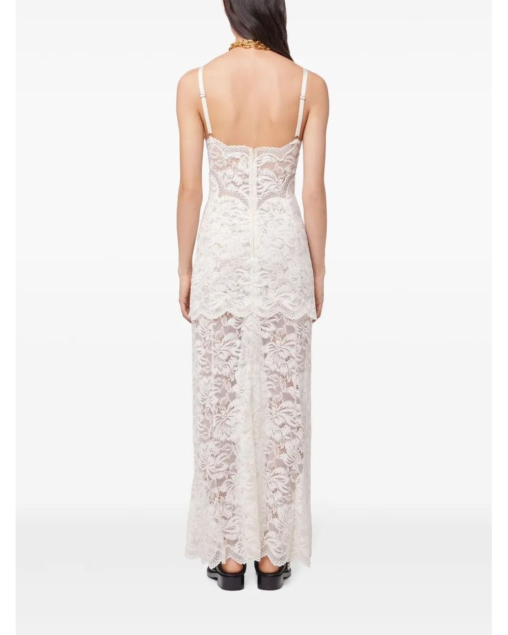 Rabanne White Lace Maxi Dress