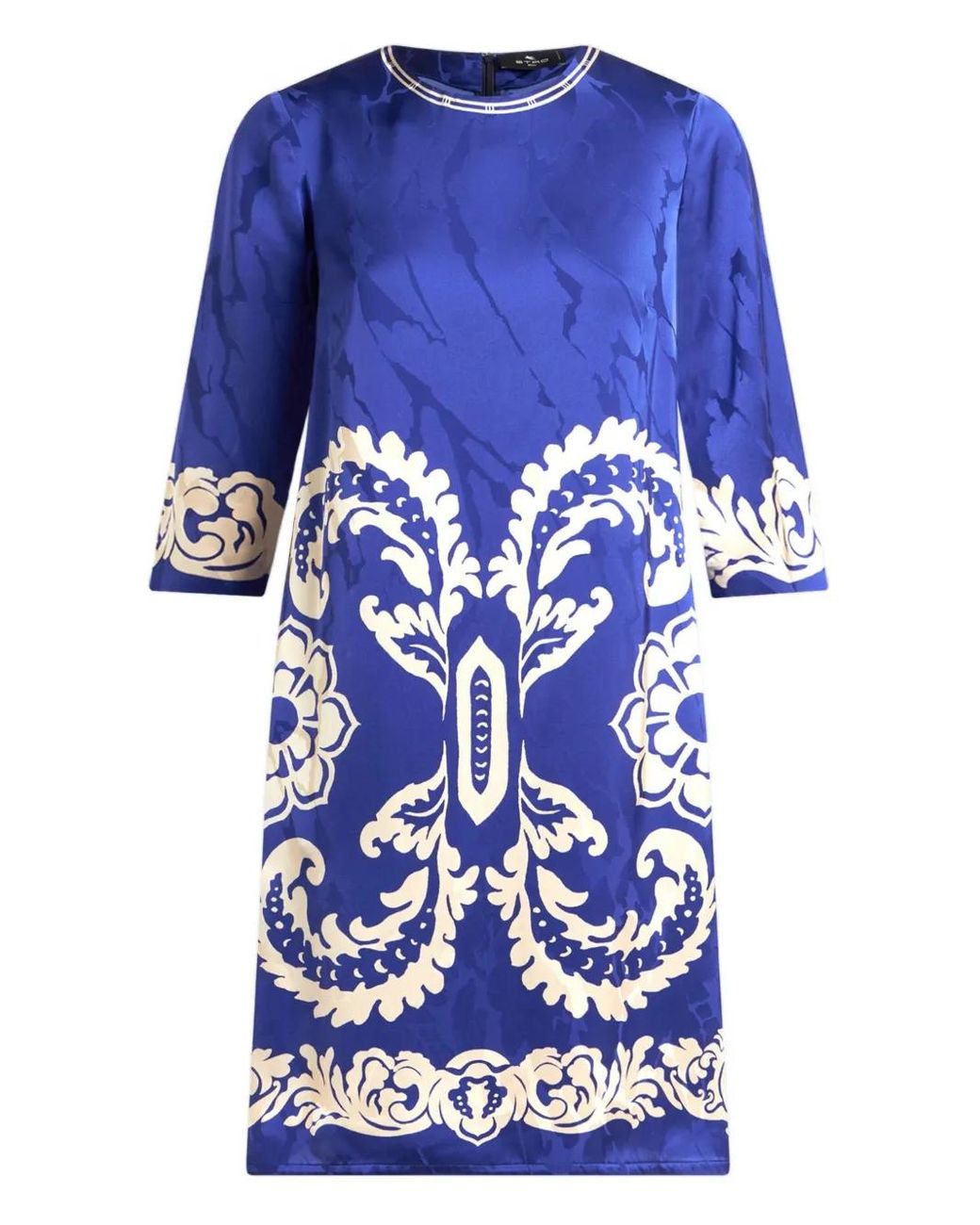 Vestido Midi Con Motivo En Jacquard Etro de color Blue