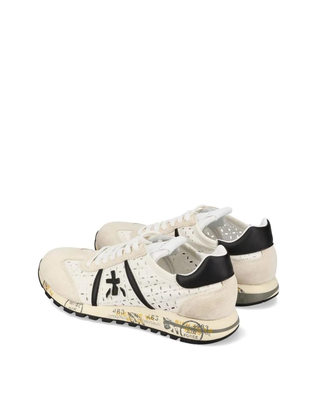 Premiata White Lucyd 7413 Sneakers