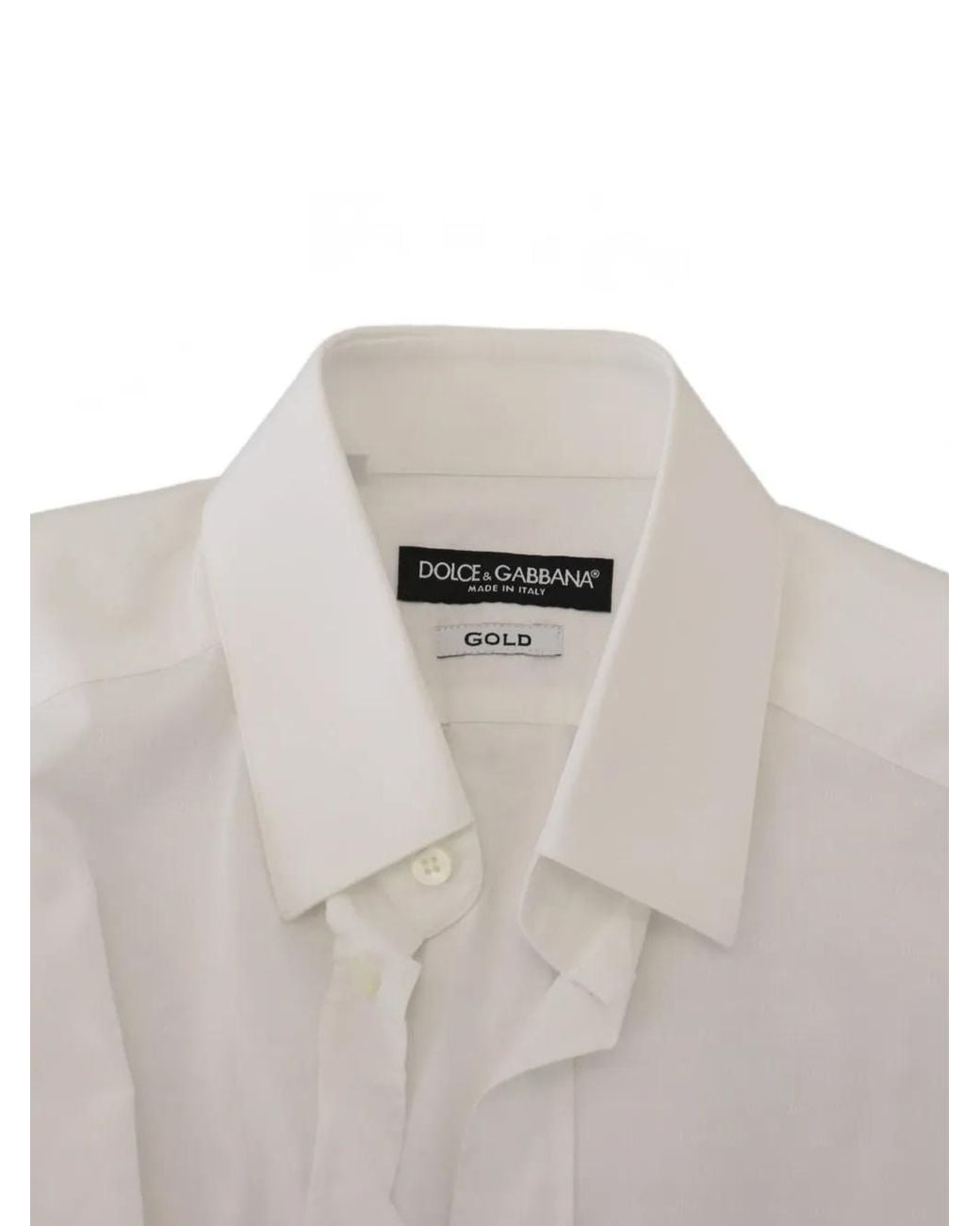 Dolce & Gabbana White Classic Plain Shirt for men