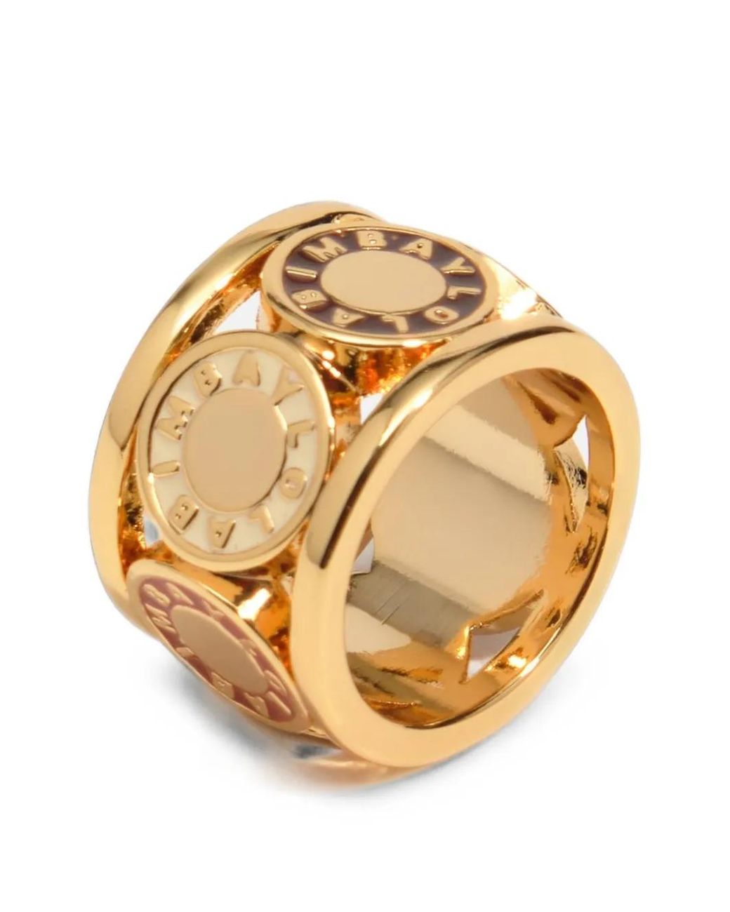 Bimba Y Lola Metallic Logos Ring