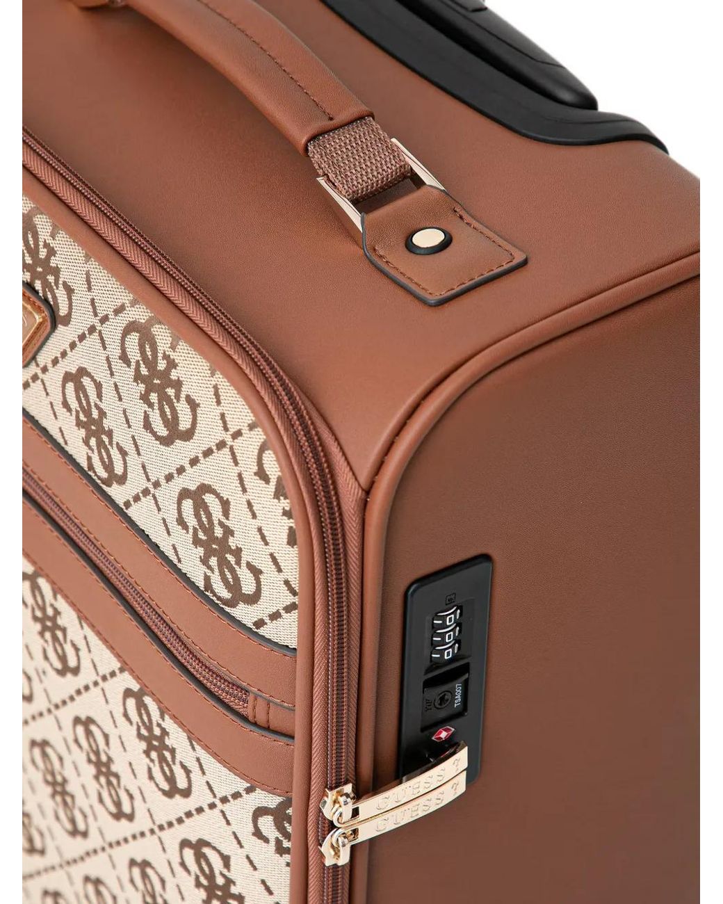 Guess Natural Koffer Mit Logo-Print