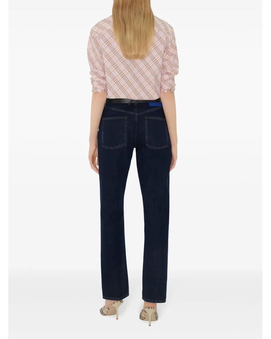 Burberry Blue Straight-Leg Jeans