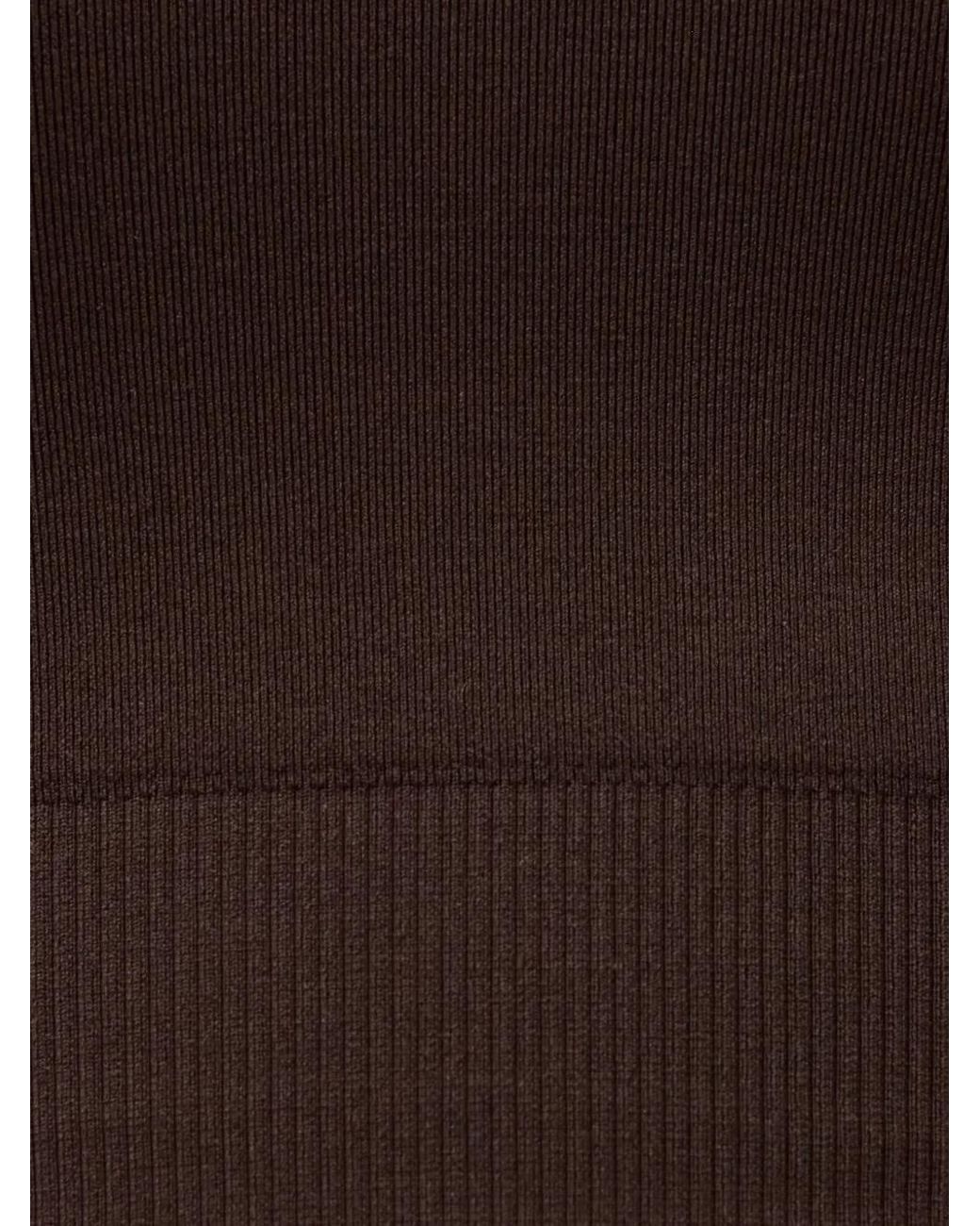 Sweaty Betty Black Stamina Ribbed-Knit Performance Top