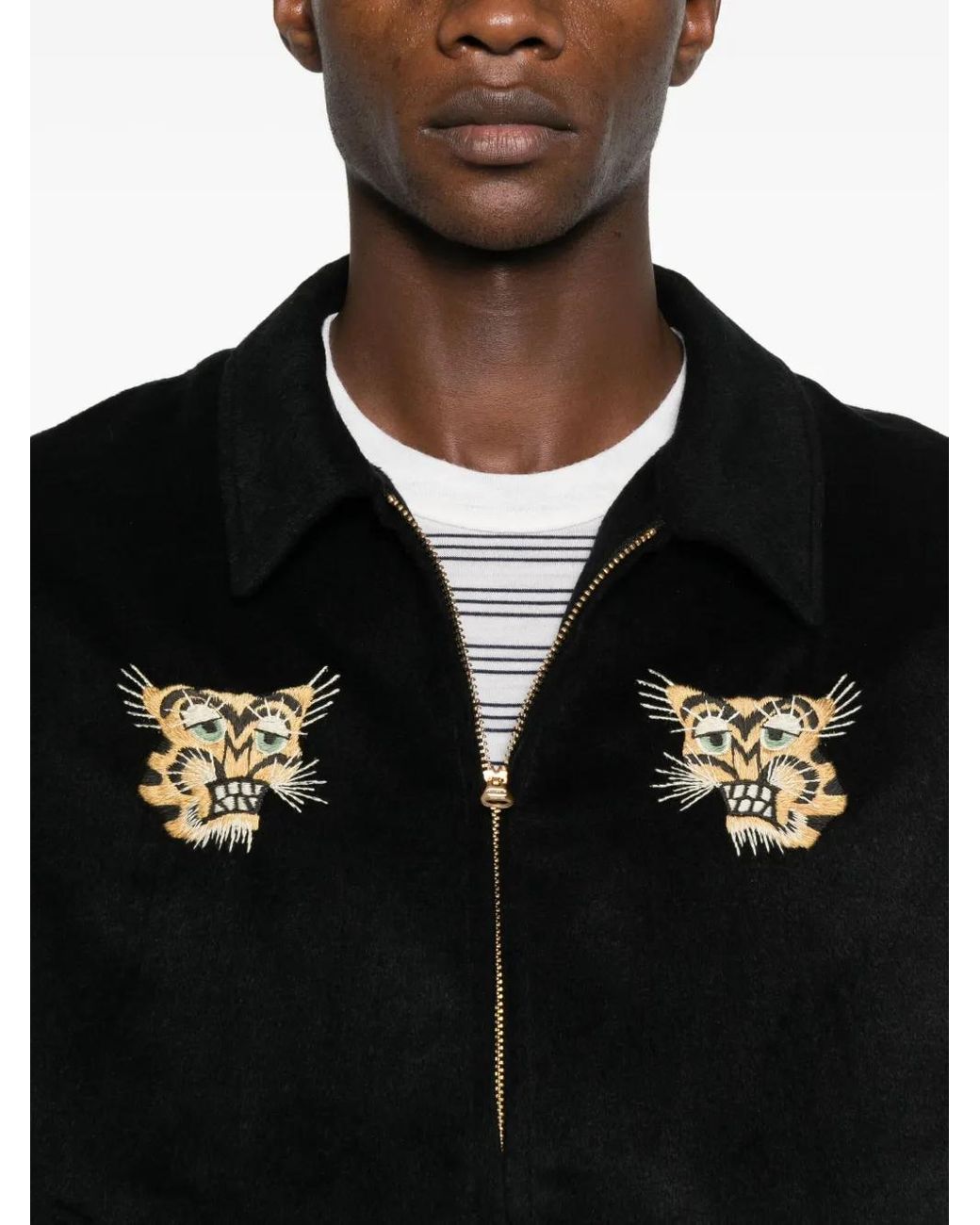 Giacca Con Ricamo di Visvim in Black da Uomo