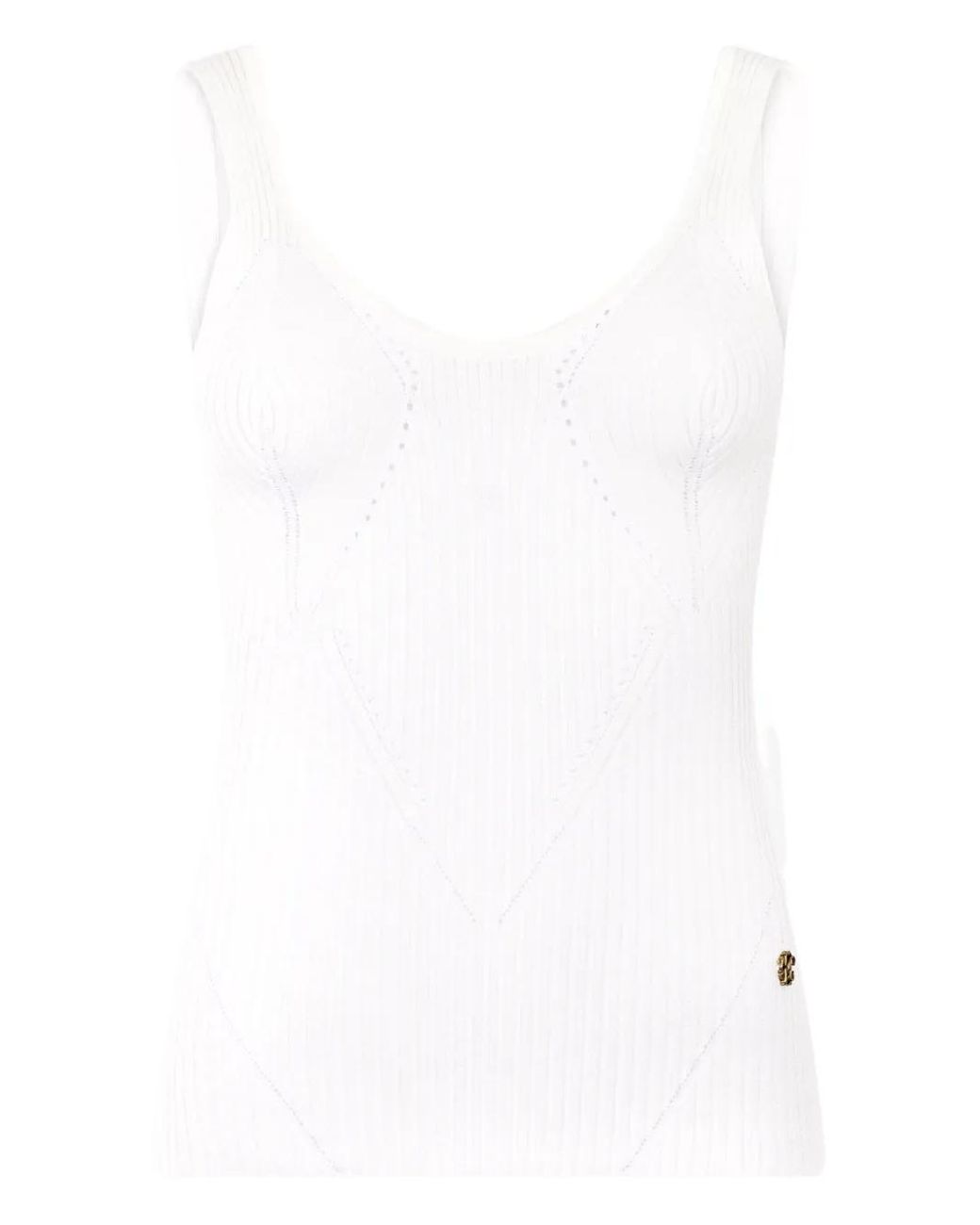 Top De Canalé Roberto Cavalli de color White