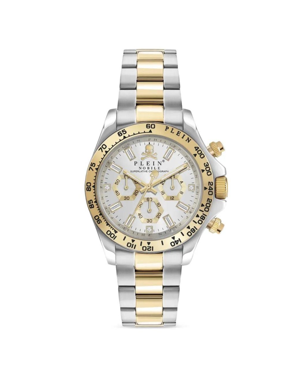 Philipp Plein Metallic Montre Plein Nobile 43 Mm for men