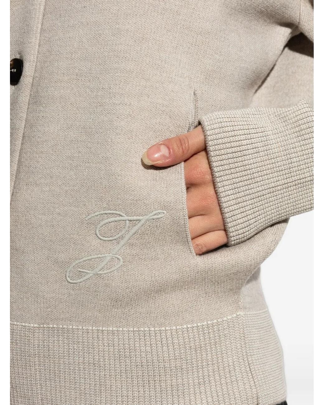 Jacquemus White Cardigan The Lavande