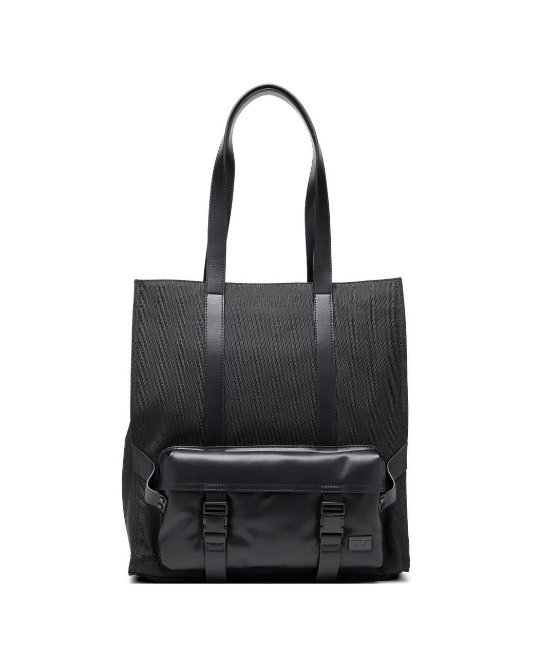 DIESEL Black Multi-Pocket Tote Bag
