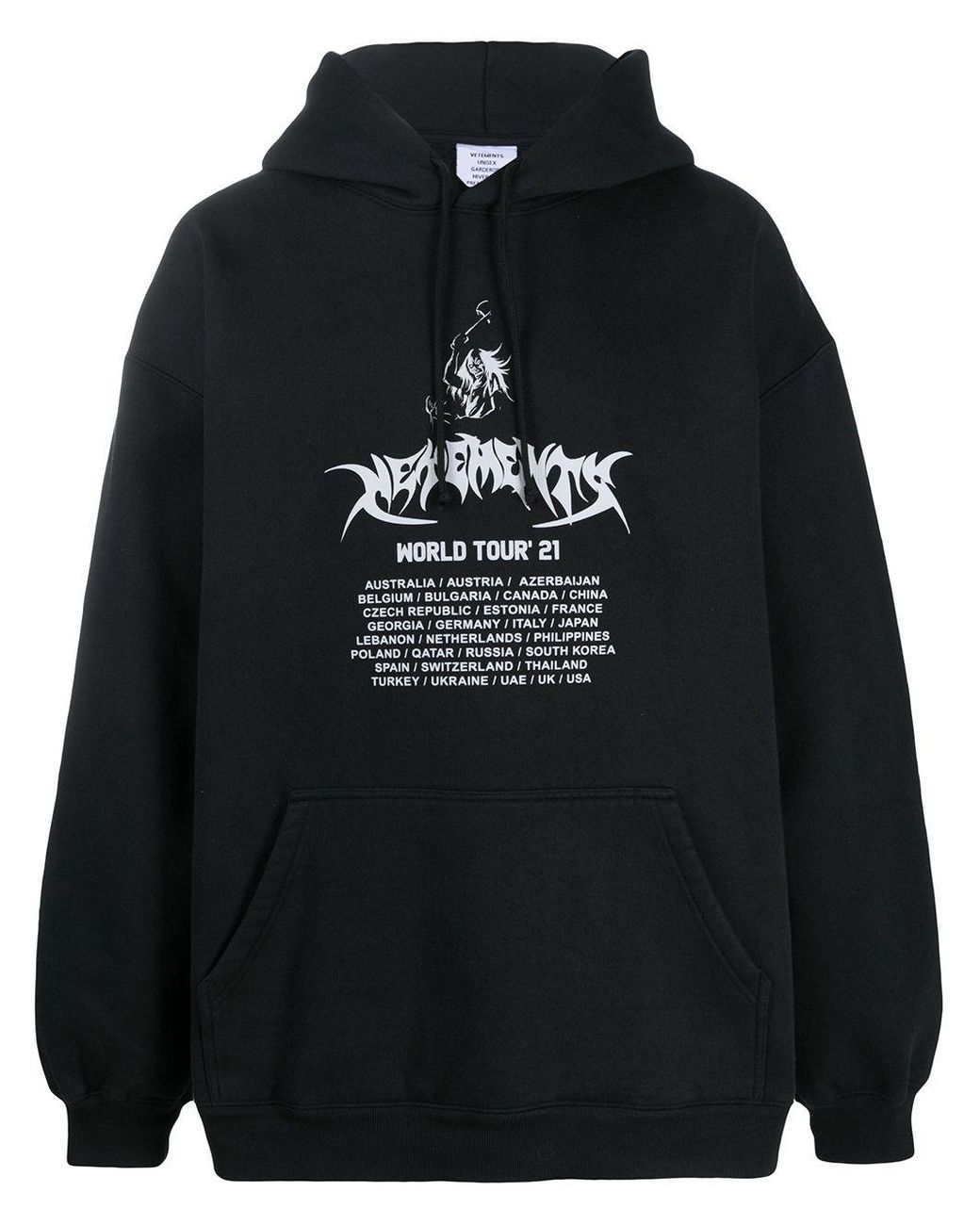 Vetements World Tour 21 Hoodie in Black for Men | Lyst Canada Vetements World Tour 21 Hoodie in Black for Men | Lyst Canada