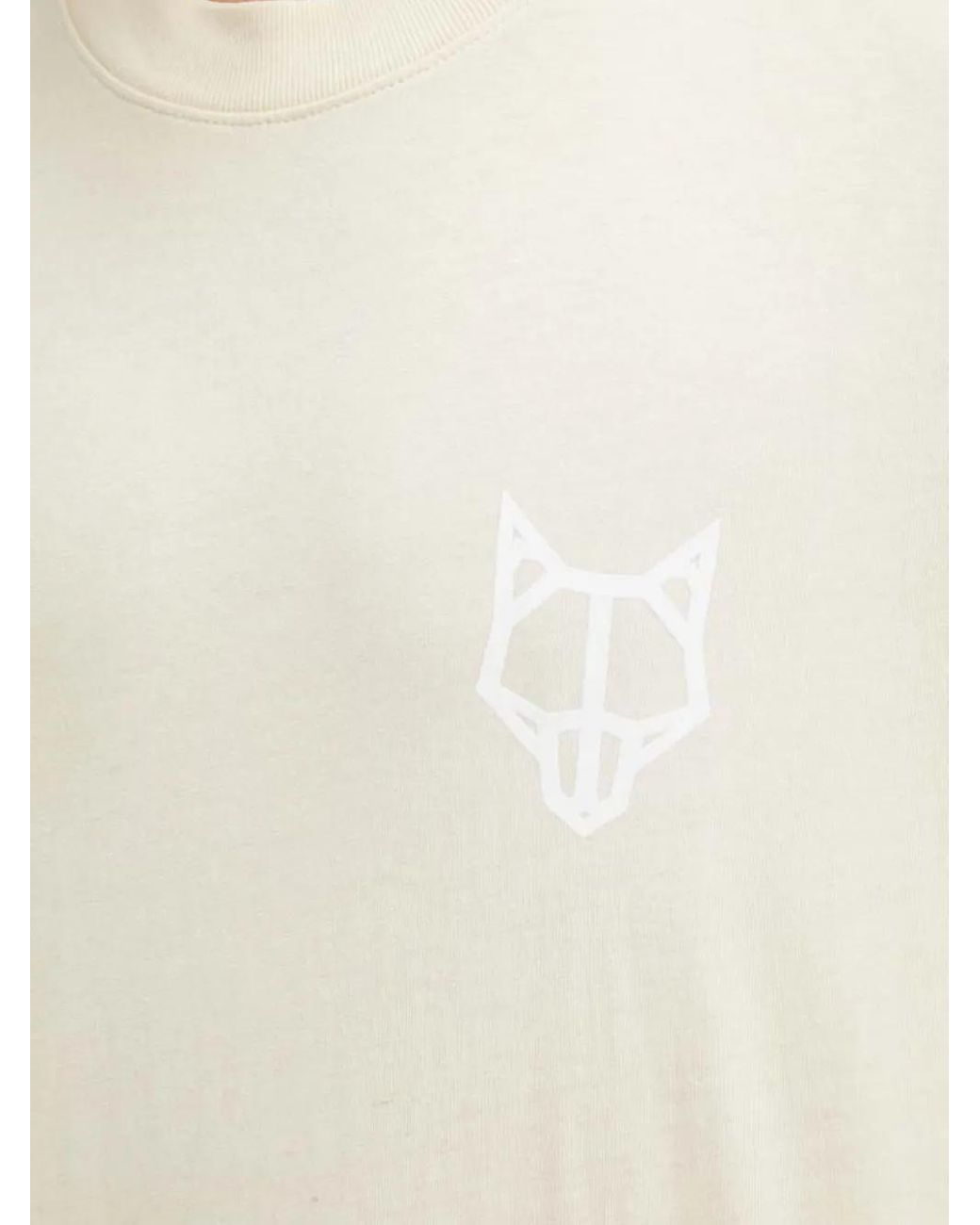 Naked Wolfe White Logo-Print T-Shirt for men