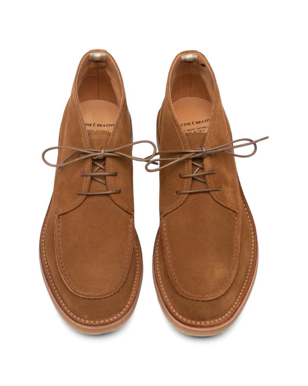 Officine Creative Brown Kent Desert Boots for men