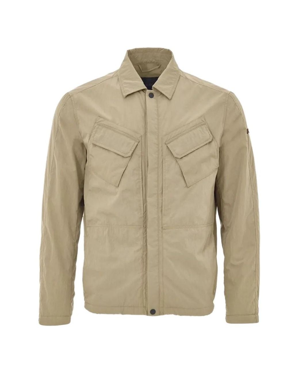 Paul & Shark Natural Logo-Patch Flap-Pocket Jacket for men