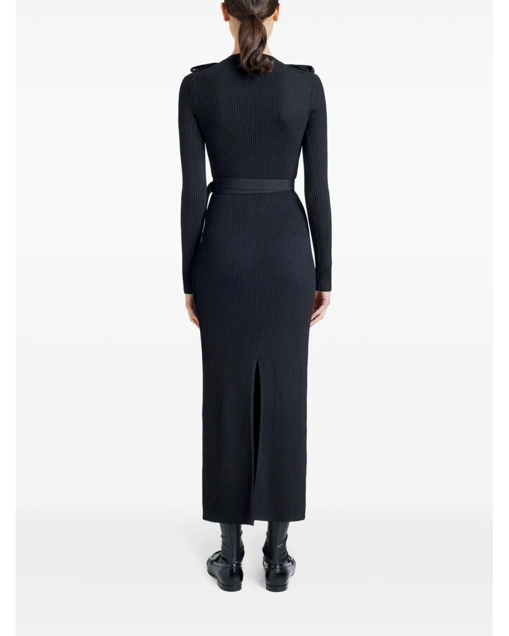 Proenza Schouler Black Lauryn Maxi Dress