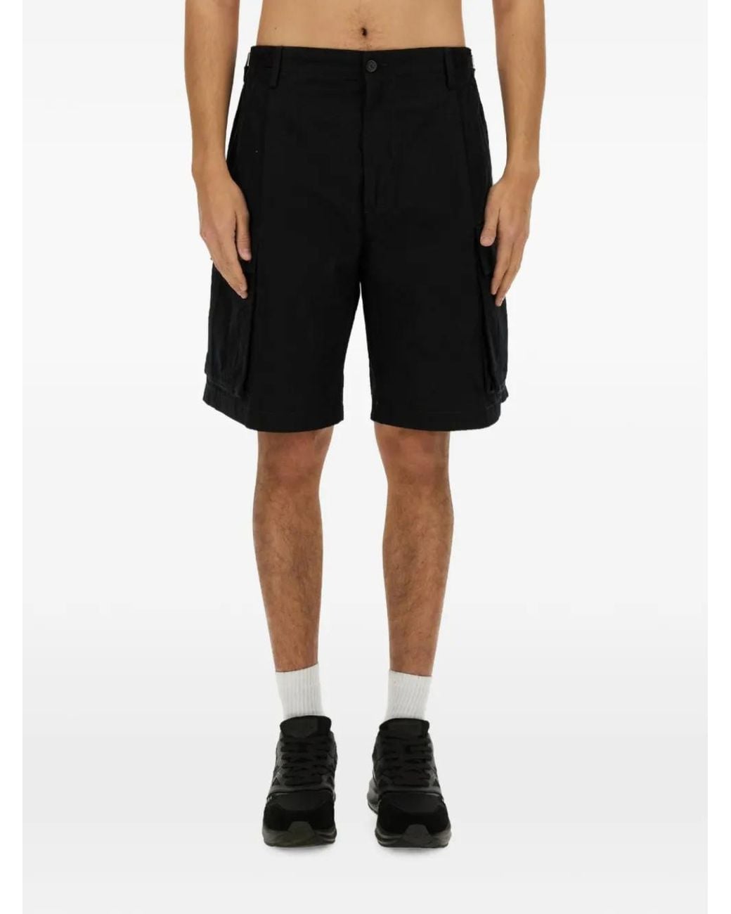 DSquared² Black Bermuda Cargo Shorts for men