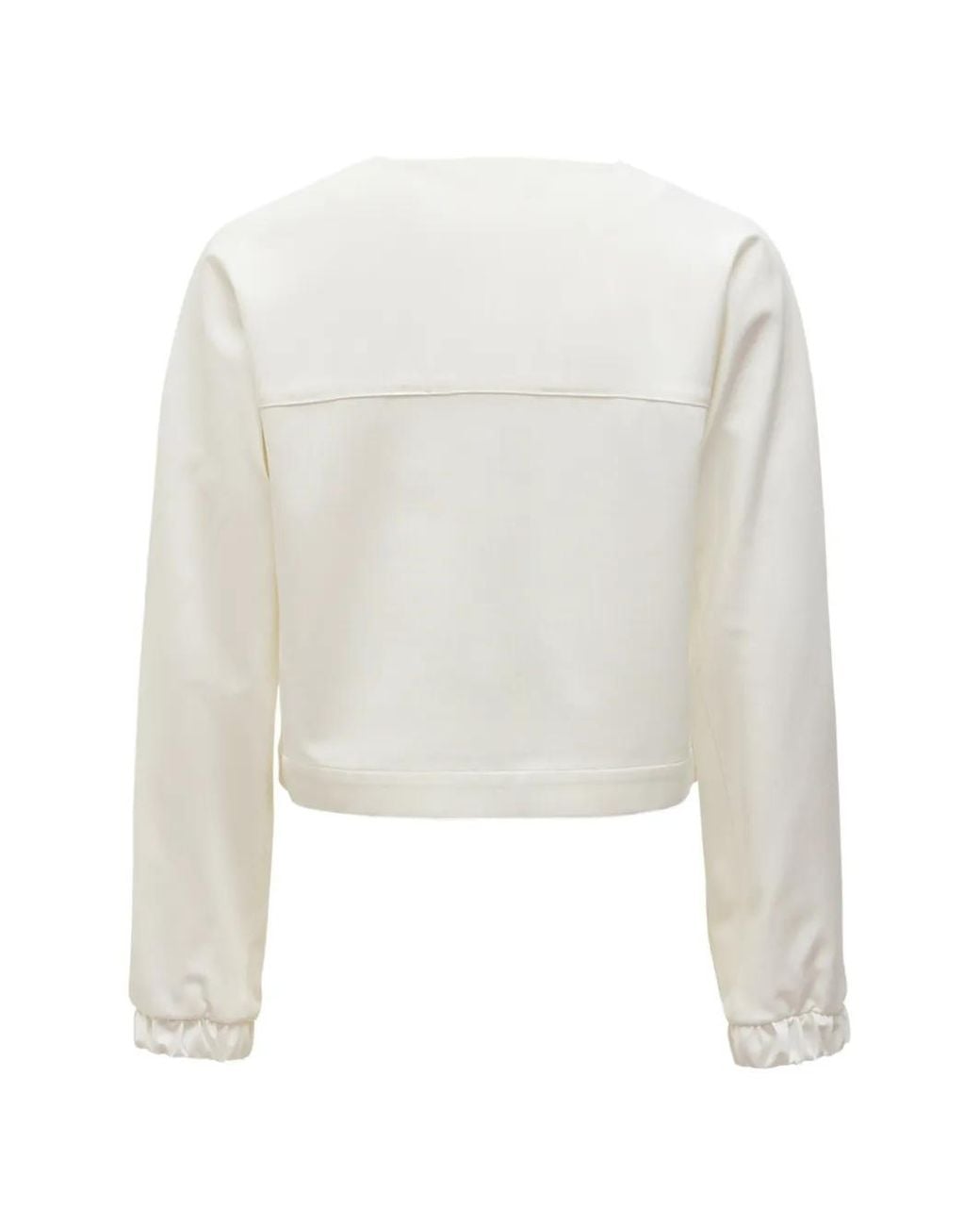 Max Mara White Zip Jacket