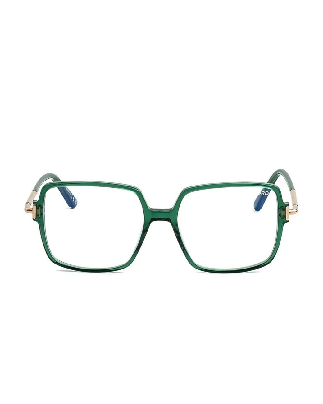 Occhiali Squadrati di Tom Ford in Green