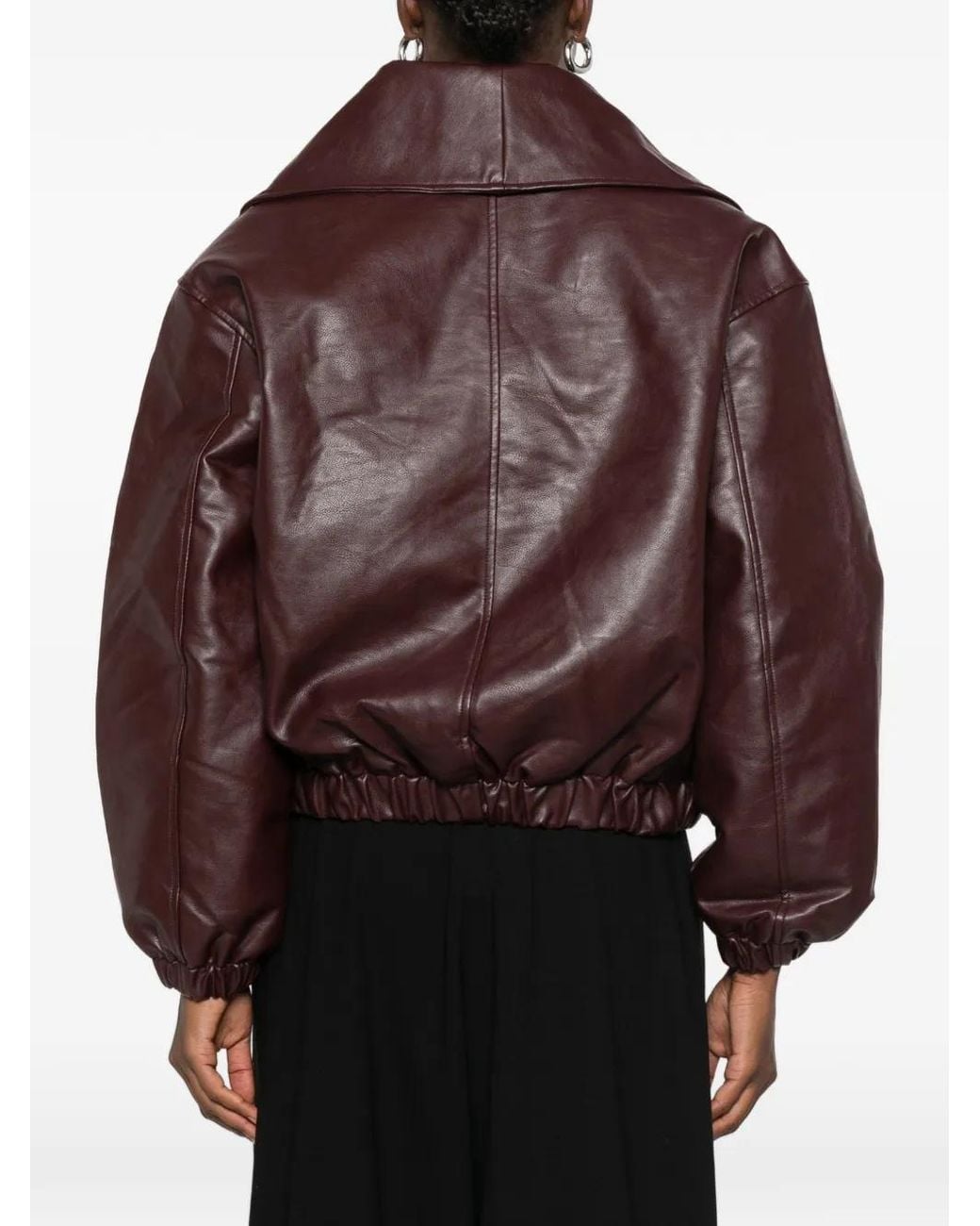 Source Unknown Brown Eleni Bomber Jacket