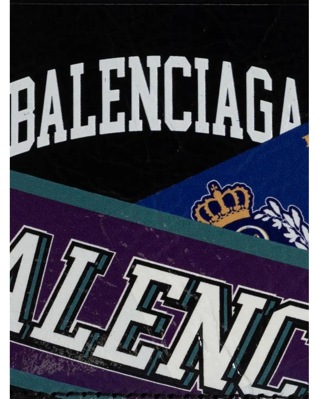Balenciaga Black Cash Magnet Card Holder for men