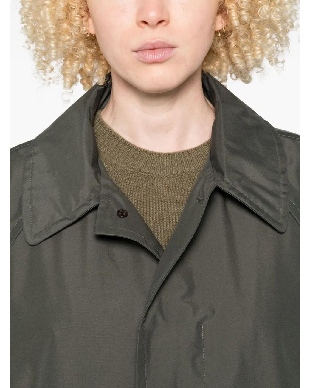 Cappotto Con Tasca Applicata di Sofie D'Hoore in Gray